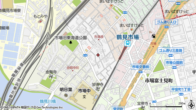 〒230-0023 神奈川県横浜市鶴見区市場西中町の地図