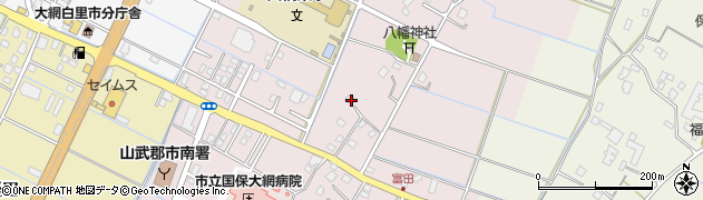 千葉県大網白里市富田983周辺の地図