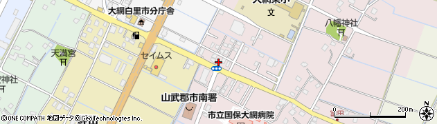 千葉県大網白里市富田3周辺の地図