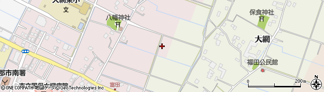 千葉県大網白里市富田1448周辺の地図