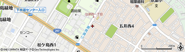クロワッサンファクトリー 五井店周辺の地図
