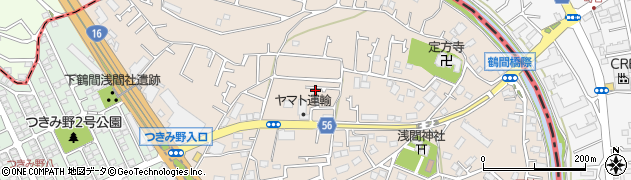 神奈川県大和市下鶴間121周辺の地図