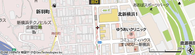 神奈川県横浜市港北区北新横浜1丁目282周辺の地図