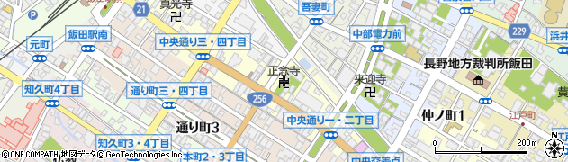 正念寺周辺の地図