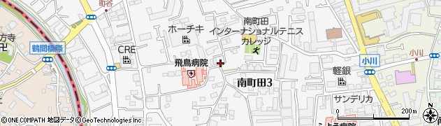 東京都町田市南町田周辺の地図