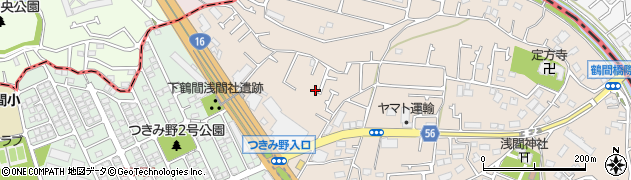 神奈川県大和市下鶴間32周辺の地図