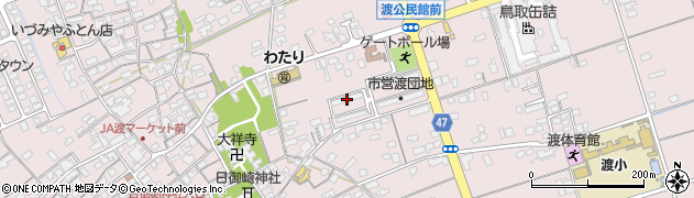 鳥取県境港市渡町1370周辺の地図