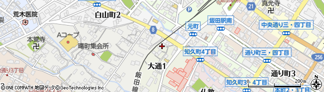飯田知久町教会周辺の地図