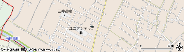 千葉県東金市上谷3431周辺の地図