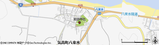 姫路神社周辺の地図