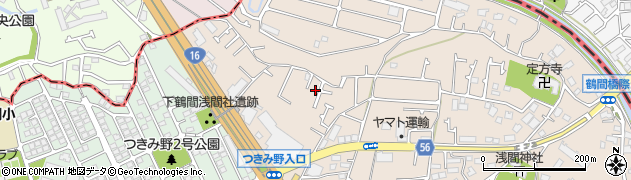 神奈川県大和市下鶴間22周辺の地図