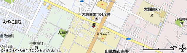 千葉県大網白里市経田302周辺の地図