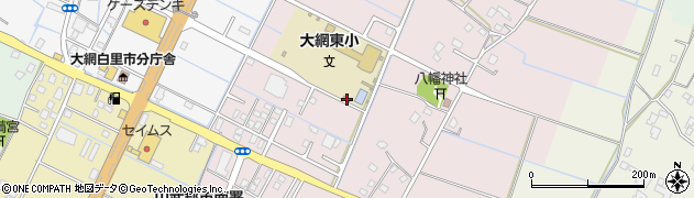 千葉県大網白里市富田39周辺の地図