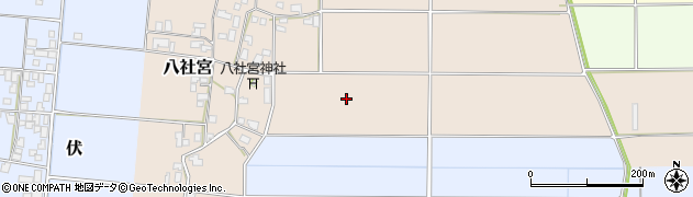 兵庫県豊岡市八社宮周辺の地図
