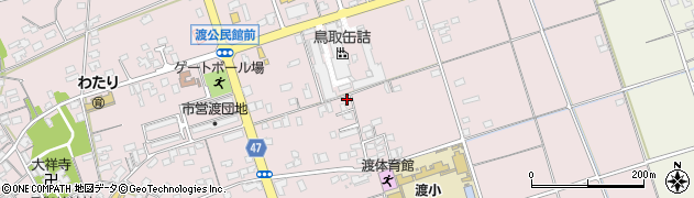 鳥取県境港市渡町1508周辺の地図