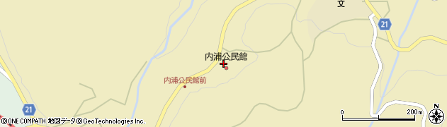 高浜町役場　内浦公民館周辺の地図