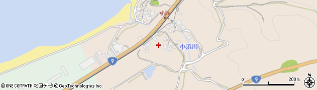 鳥取県湯梨浜町（東伯郡）小浜周辺の地図