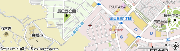 辰巳にれの木公園周辺の地図