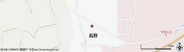 鳥取県大山町（西伯郡）長野周辺の地図