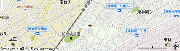 神奈川県相模原市南区松が枝町周辺の地図