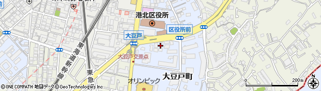 中銀大倉山マンシオン管理事務所周辺の地図