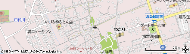 鳥取県境港市渡町2082-1周辺の地図