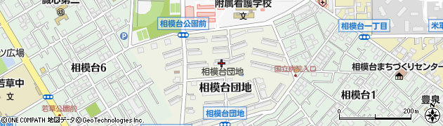 神奈川県相模原市南区相模台団地3-3周辺の地図