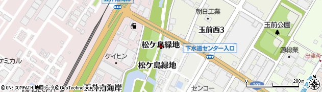 千葉県市原市松ケ島緑地周辺の地図