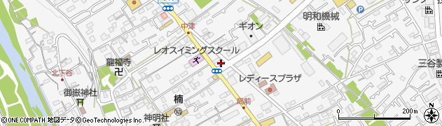 神奈川県愛甲郡愛川町中津303周辺の地図