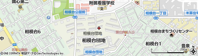 神奈川県相模原市南区相模台団地3-4周辺の地図