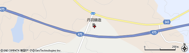 丹羽鋳造株式会社　関工場周辺の地図