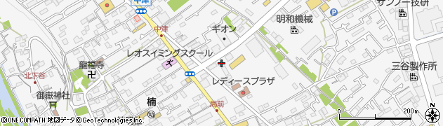神奈川県愛甲郡愛川町中津300-1周辺の地図
