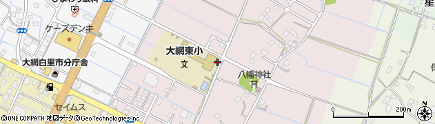 千葉県大網白里市富田43周辺の地図