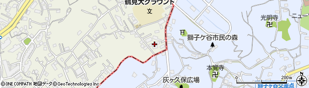 神奈川県横浜市港北区師岡町72周辺の地図