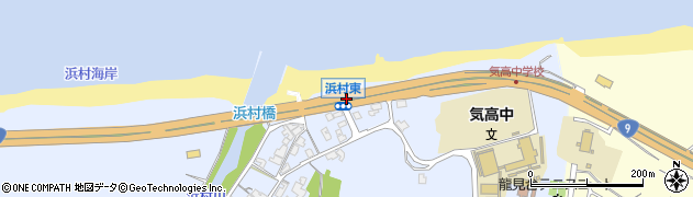 浜村東周辺の地図