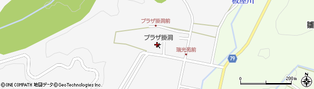 岐阜市役所　プラザ掛洞周辺の地図