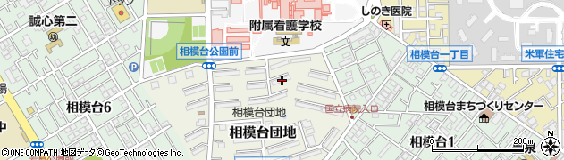 神奈川県相模原市南区相模台団地3-5周辺の地図