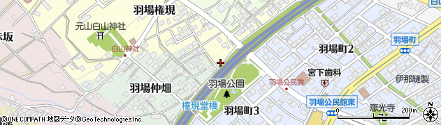 長野県飯田市羽場権現993周辺の地図