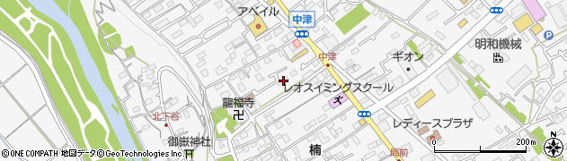 神奈川県愛甲郡愛川町中津385周辺の地図