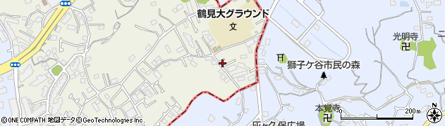 神奈川県横浜市港北区師岡町75周辺の地図