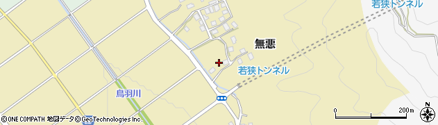 福井県若狭町（三方上中郡）無悪周辺の地図