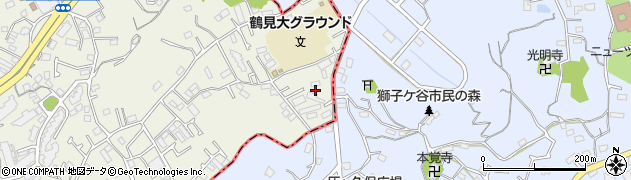神奈川県横浜市港北区師岡町58周辺の地図