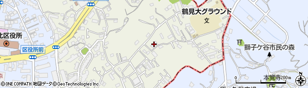神奈川県横浜市港北区師岡町176周辺の地図