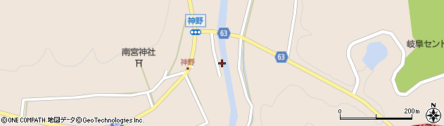神野橋周辺の地図
