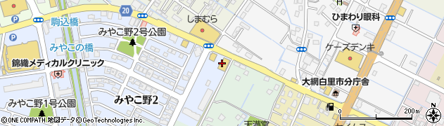 多田屋大網白里店周辺の地図