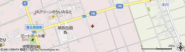 鳥取県境港市渡町1602-3周辺の地図