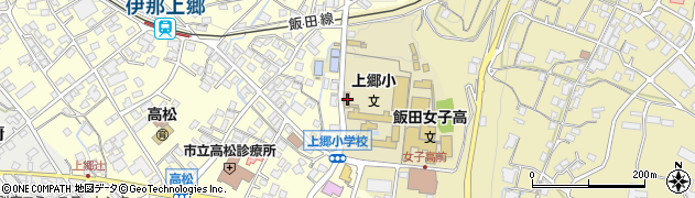 飯田市　上郷児童クラブ周辺の地図