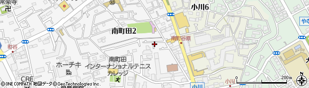 東京都町田市南町田2丁目8周辺の地図