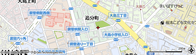 神奈川県川崎市川崎区追分町周辺の地図