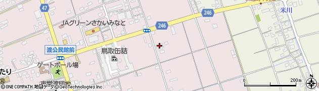 鳥取県境港市渡町1602-4周辺の地図